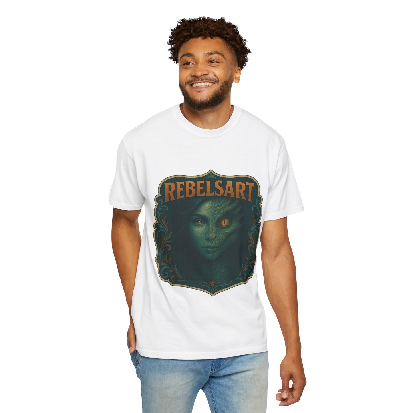 Unisex Graphic T-Shirt, Edgy Art Tee, Rebel Style Shirt, Festival Wear, Unique Gift for Creatives
