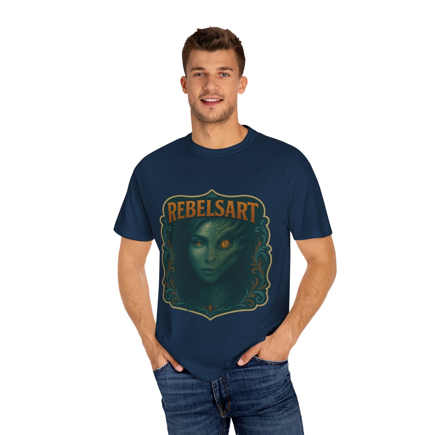 Unisex Graphic T-Shirt, Edgy Art Tee, Rebel Style Shirt, Festival Wear, Unique Gift for Creatives