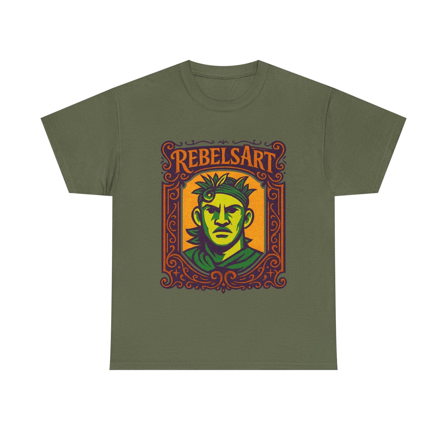 Rebels Art Unisex Heavy Cotton Tee - Vintage Graphic Shirt for Creative Souls, Casual Wear, Gifts, Festivals, Art Lovers