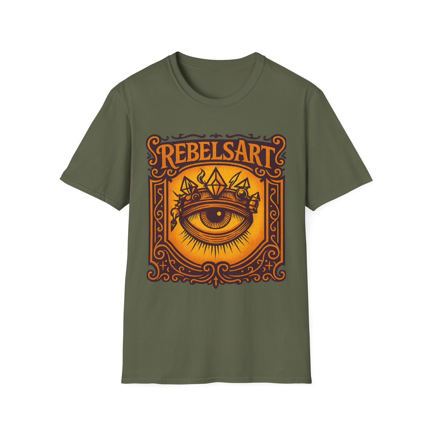 Rebels Art Unisex Softstyle T-Shirt, Boho Eye Design Tee, Unique Gift for Art Lovers, Casual Wear, Music Festival Shirt, Vintage Style [...]