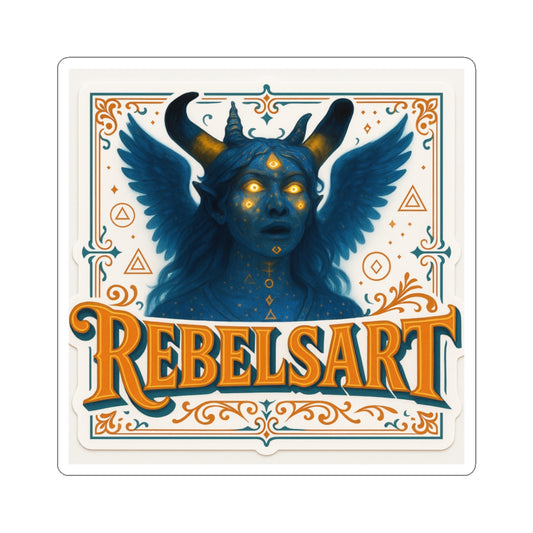 Vibrant Rebel Art Stickers for Laptop, Water Bottle, Journal, Car, & Decor - Perfect for Artists & Creatives