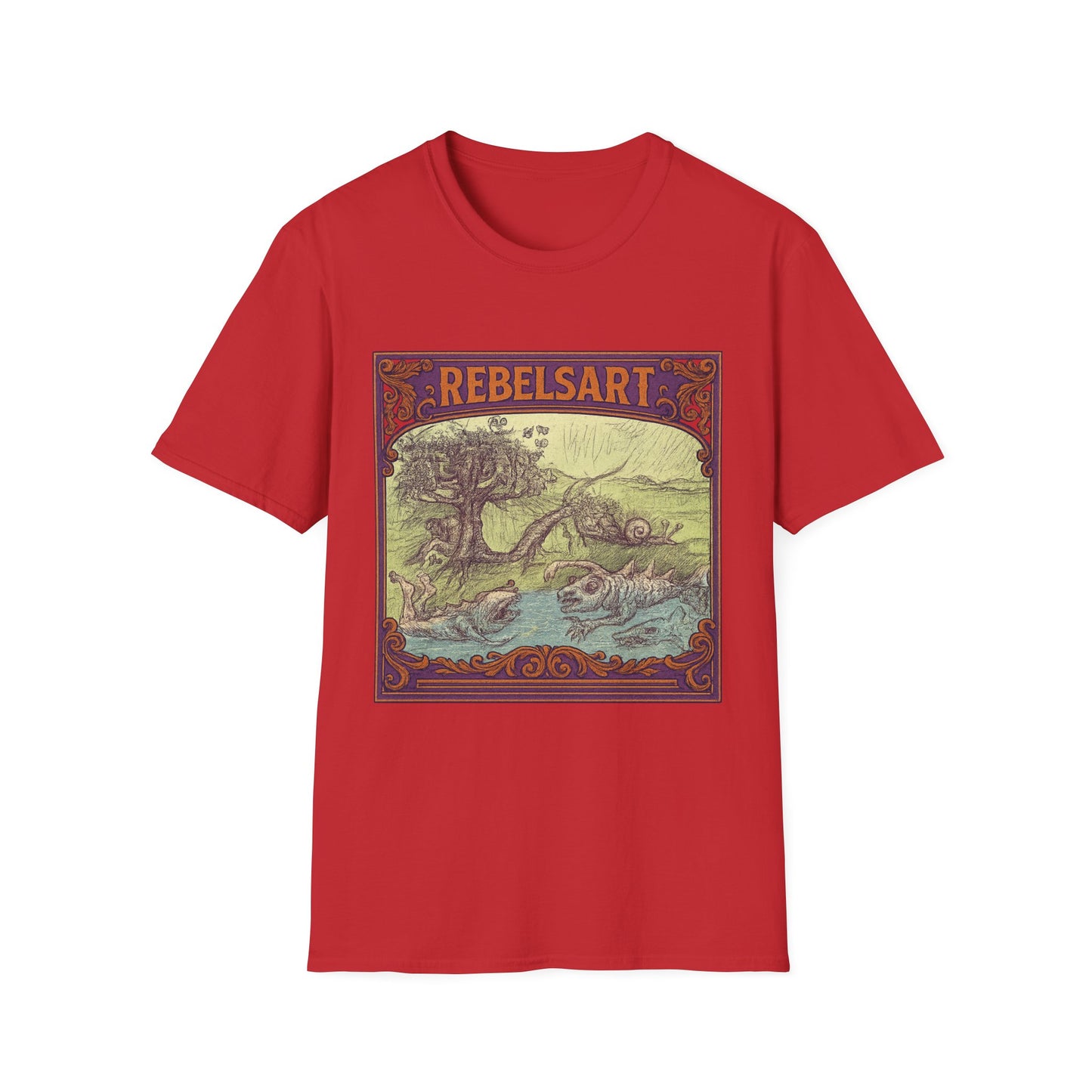Rebels Art Unisex T-Shirt, Vintage Graphic Tee, Bohemian Style Shirt, Eco-Friendly Clothing, Perfect Gift for Art Lovers