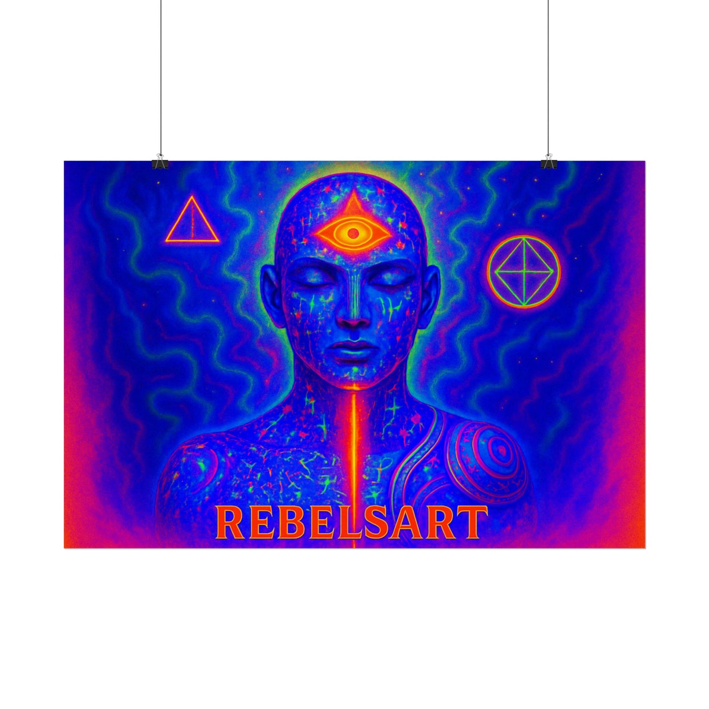 Mystical Rebellion Poster - Spiritual Awakening Collection
