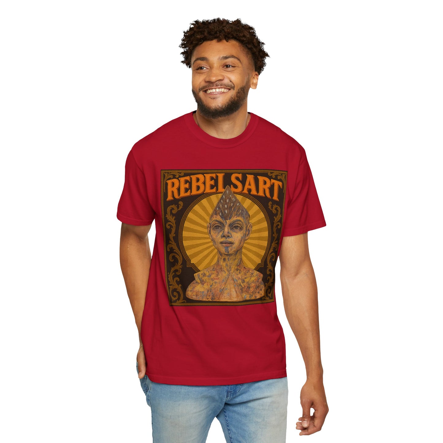 Rebel Art Unisex T-Shirt - Vintage Style Tee for Art Lovers, Festival Wear, Gift for Creatives, Graphic Shirt, Casual Wear