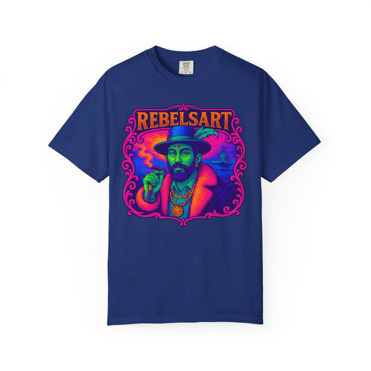 Vibrant Rebel Art T-Shirt | Unisex Vintage Style Tee for Art Lovers, Unique Gift for Festivals, Bohemian Fashion, Trendy Streetwear