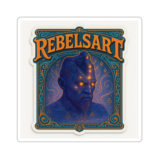 Rebelsart Kiss-Cut Stickers, Artistic Vinyl Decals, Unique Laptop Stickers, Creative Gift Ideas, Festival Favors