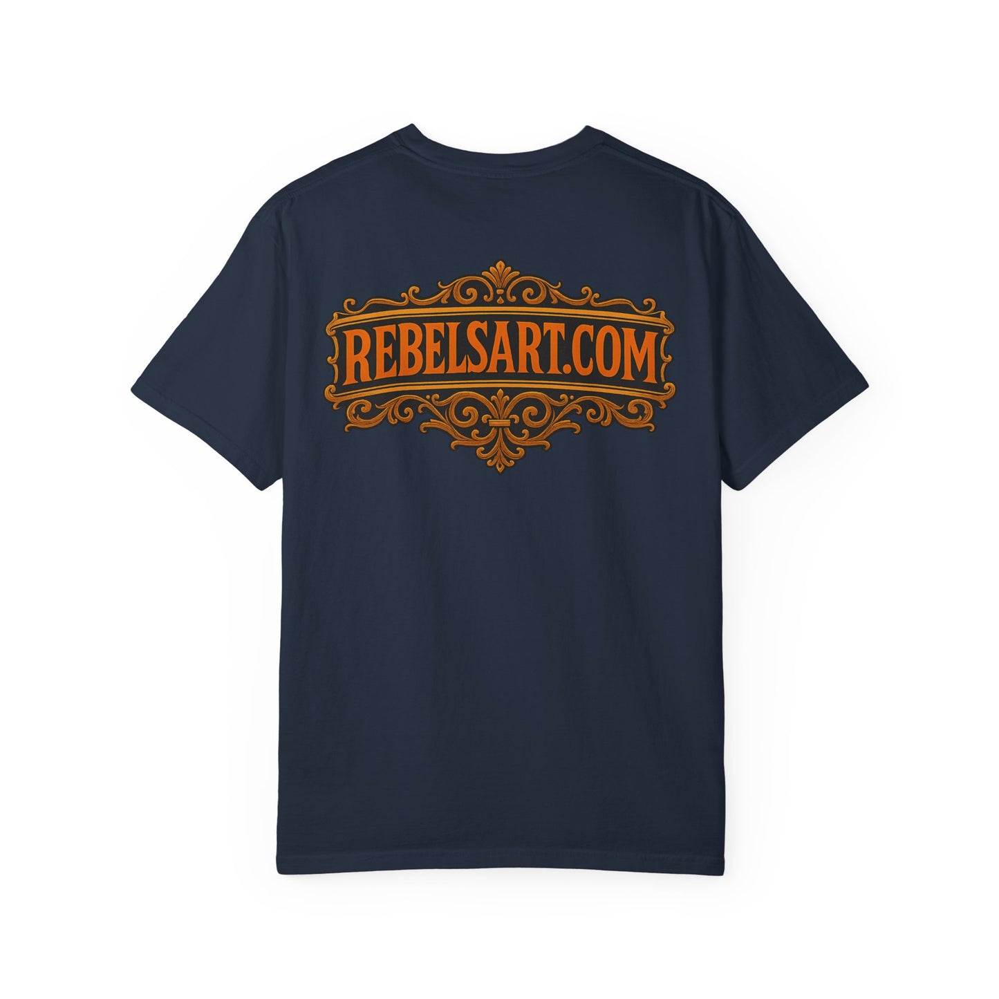 Rebelsart Unisex Garment-Dyed T-shirt, Bohemian Fashion Tee, Artistic Graphic Shirt, Vintage Style Gift, Festival Outfit Top