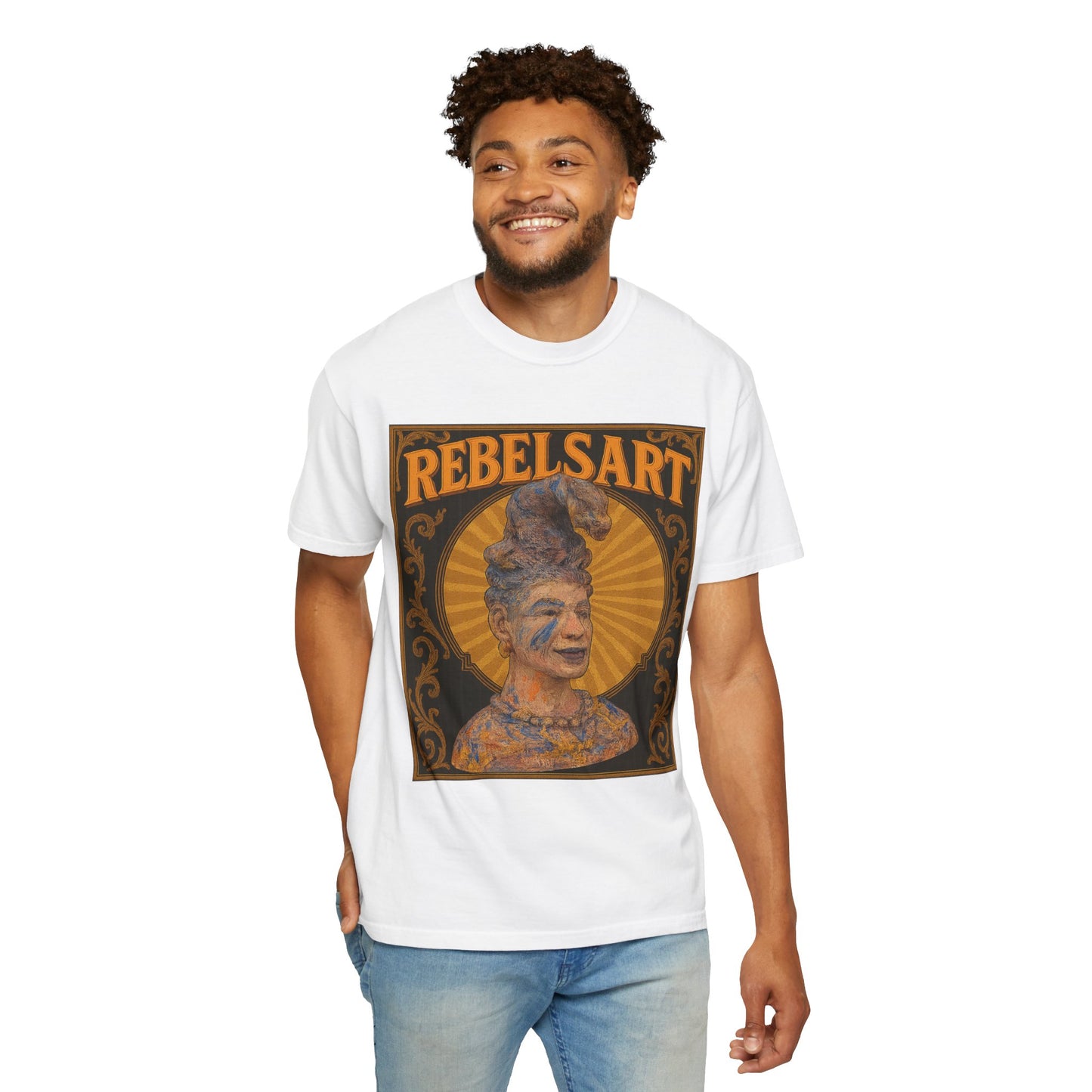 Rebel Art Unisex T-Shirt | Unique Graphic Tee for Creatives | Stylish Streetwear | Great for Gifts, Events, Festivals, and Everyday Wear