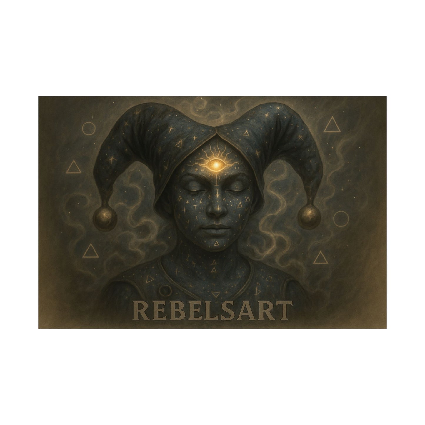 Mystical Artwork Rolled Posters, Decorative Wall Art, Unique Home Decor, Bohemian Vibes, Gift for Art Lovers