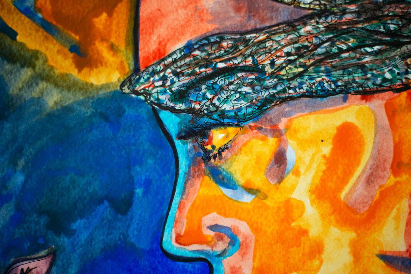 Dragonfly Dreams: The Winged Vision - Original Watercolor