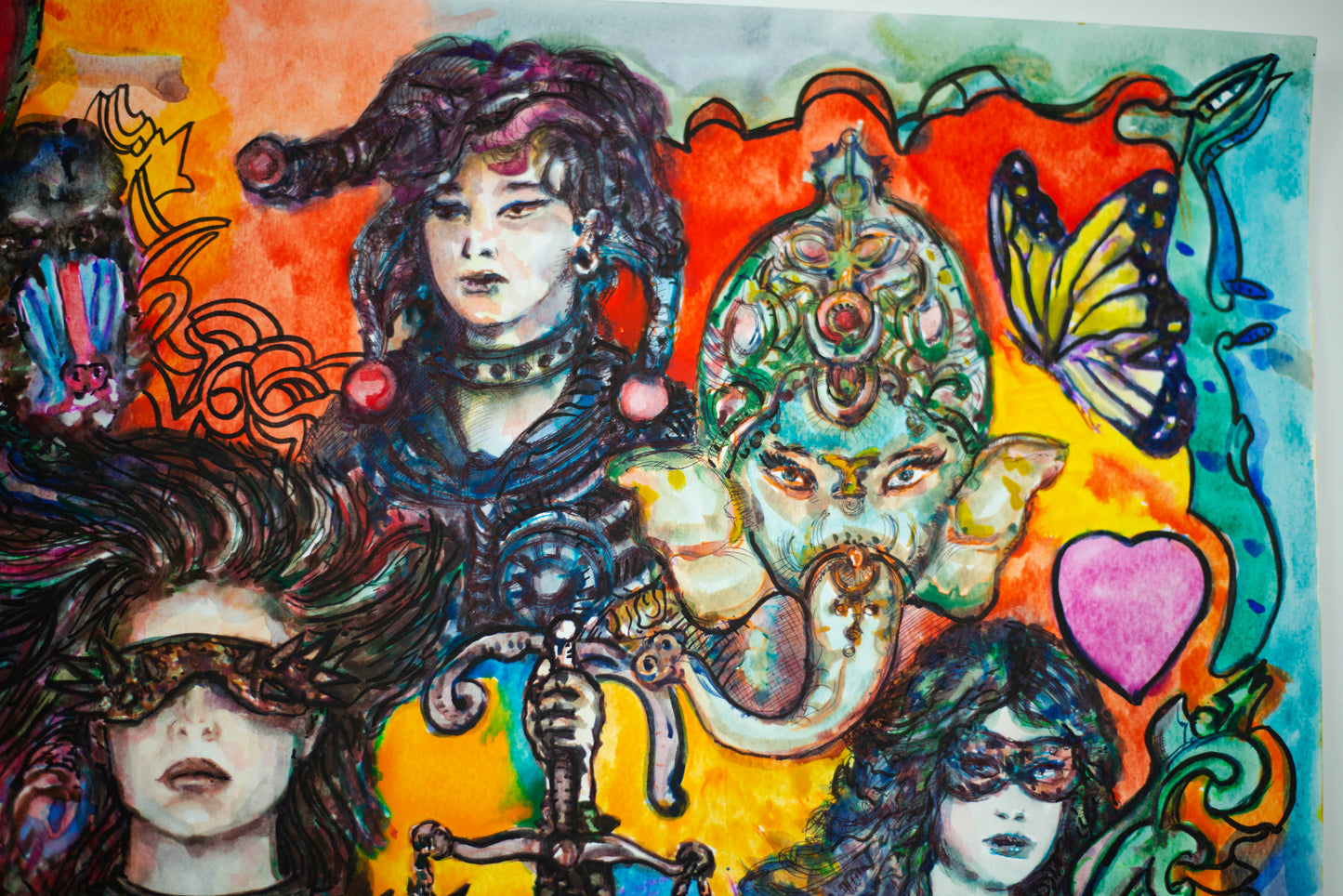 Justice and Rebellion - Original Watercolor